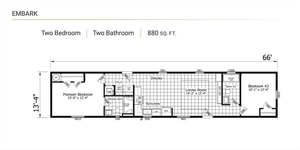 Casa Unifamiliar de 2 quartos em 557 Southwest Cutoff # 82, Auburn