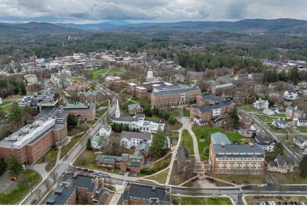 Centro de Hanover, New Hampshire, sede de Dartmouth College