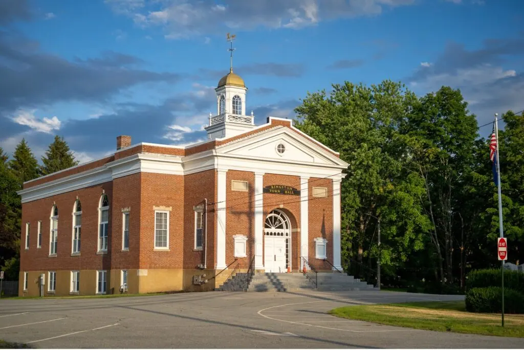 Escena rural en Kingston, New Hampshire