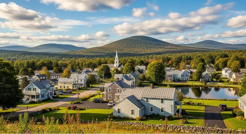 Barrio residencial en Atkinson, New Hampshire