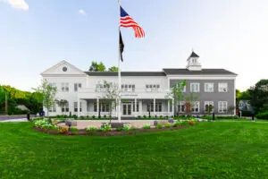 Bairro residencial em Sharon, Massachusetts